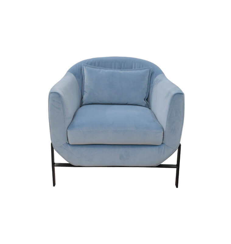 Fauteuil en tissu bleu clair - Natuzi | 760 000 FCFA , Dakar