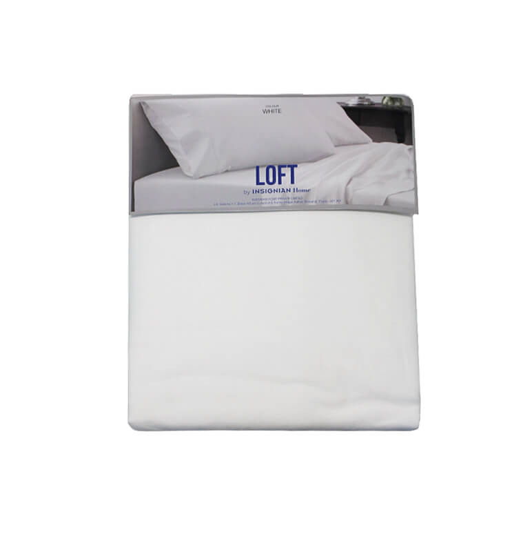 Drap plat blanc 180x290 cm 100% coton | Linge de lit , Dakar, Sénégal