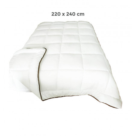Couette blanche 220x240 cm en polyester