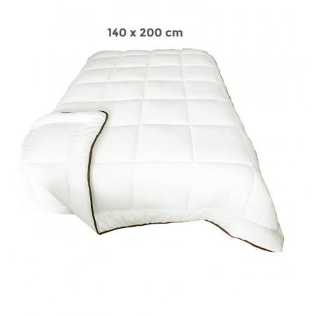 Couette blanche 140x200 cm en polyester