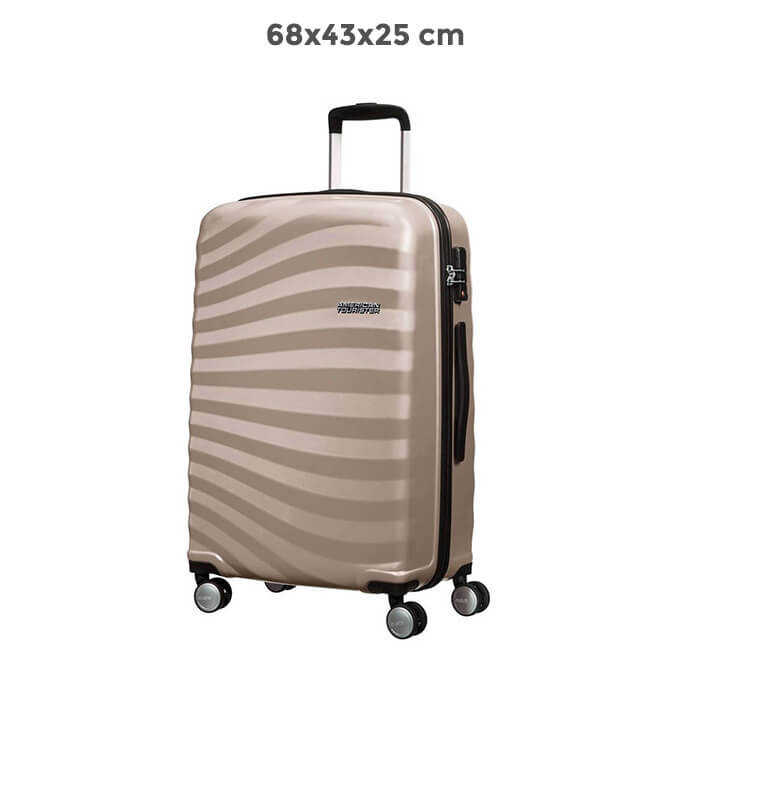 Valise bronze rayure "American Tourister" 68x43x25 cm | Valises | 70 000 FCFA , dakar, Sénégal