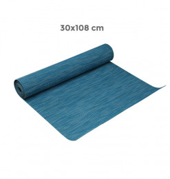 Chemin de table bleu 30x108cm