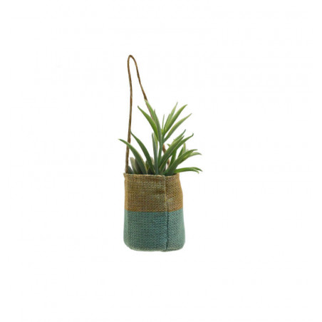 Plante artificielle grasse 14 cm dans jute à suspendre | Pots, plantes & fleurs artificielles , Dakar, Sénégal