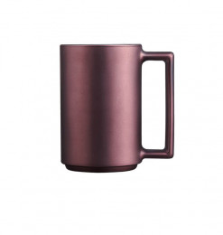 Mug en verre aubergine 32cl
