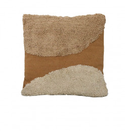 Coussin déco jute naturel...
