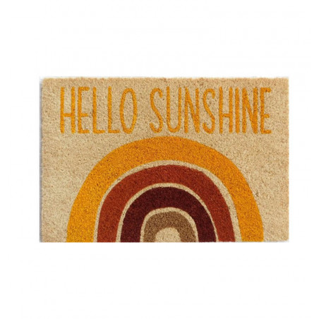 Paillasson en fibre de coco 45X75cm "hello Sunshine"