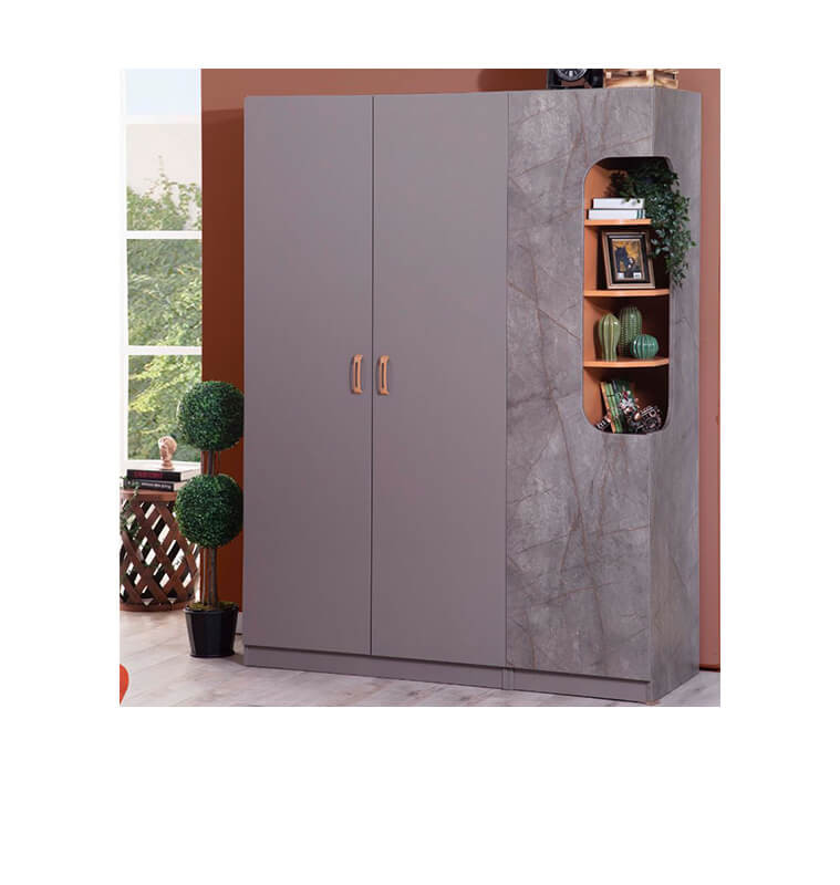 Armoire 3 portes + demi porte ouvert gris | 565 000 FCFA , Dakar