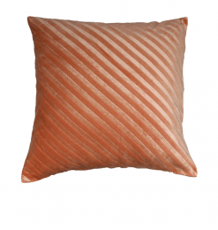 Coussin déco 45X45cm corail
