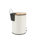 Poubelle à pédale 2,5L en métal et bambou | Poubelles salle de bain | 8 900 CFA , dakar, Sénégal