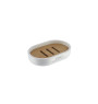 Porte-savon bambou et blanc | Accessoires salle de bain | 2 900 CFA , dakar, Sénégal