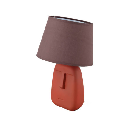 Lampe de table céramique terra et marron 36,5 cm