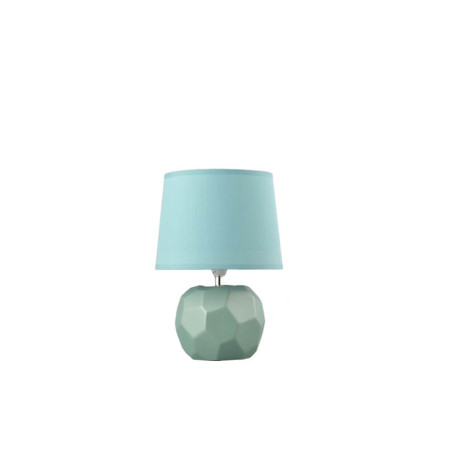 Lampe de table céramique bleu 25,5 cm