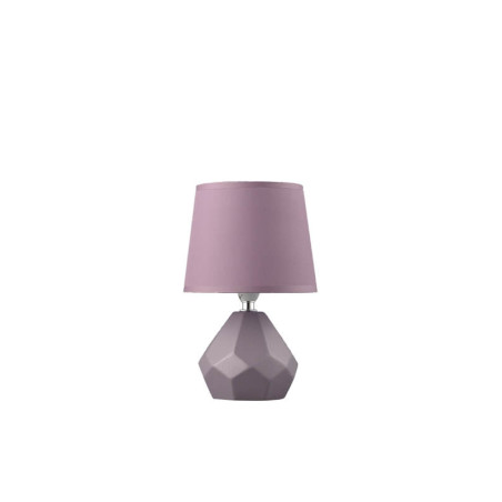 Lampe de table céramique violet 23 cm