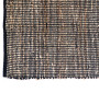 Tapis déco en jute et coton noir et naturel 120X180cm | Tapis décoratifs , Dakar, Sénégal