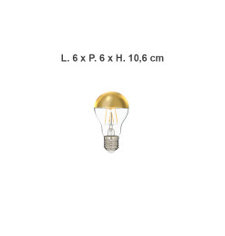 Ampoules LED dorée E27,...
