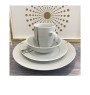 Coffret d'assiettes + mugs en porcelaine design marbre - 32 pièces | Assiettes & coffrets d'assiettes | 55 000 FCFA , dakar, ...