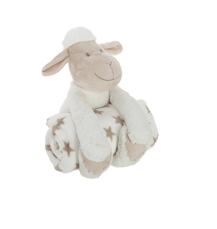 Plaid et peluche "Mouton" pour enfant - Atmosphera | Textile chambre enfant | 11 800 CFA , dakar, Sénégal