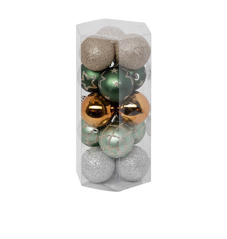 Coffret déco Noël multicolore – Set de 15 |Boules de Noël |5 900 FCFA ,Dakar, Sénégal