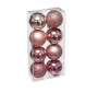 Boule de Noël 70 mm rose – Lot de 8\r\n |Boules de Noël |4 900 FCFA ,Dakar, Sénégal