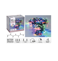 Guirlande lumineuse 192 LED multicolore 15 mètres |Luminaires de Noël |6 100 FCFA ,Dakar, Sénégal