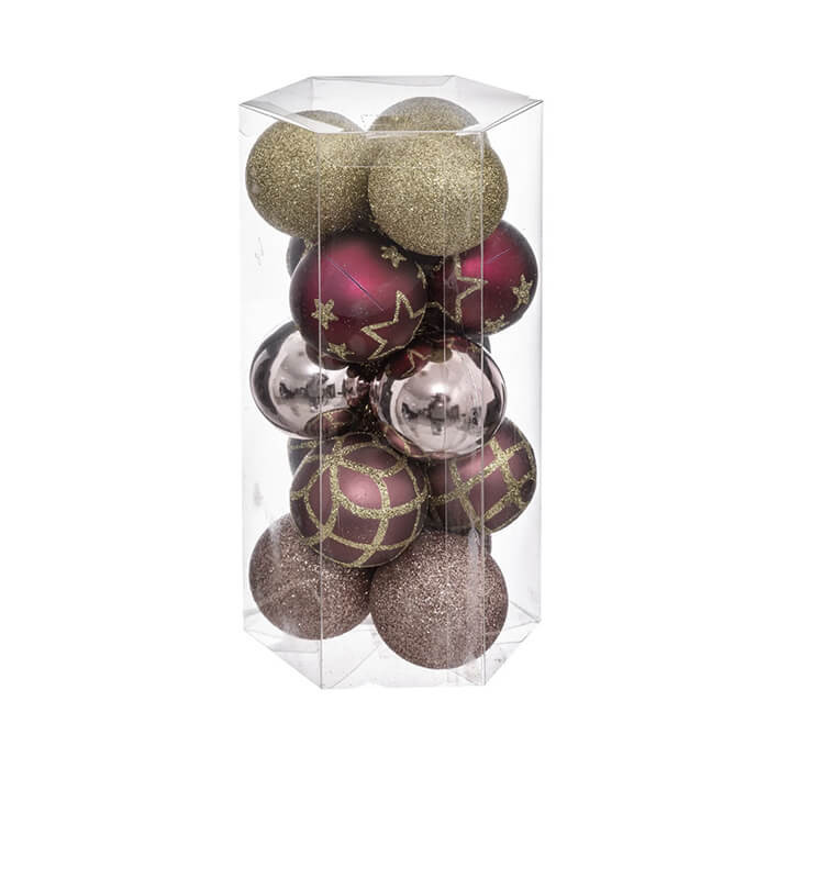 Boule de Noël pailletée rouge et doré 5 cm – Lot de 15\r\n |Boules de Noël |5 800 FCFA ,Dakar, Sénégal