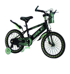 Vélo 16 pouces vert et noir...