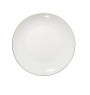 Assiette diner 27 cm en porcelaine blanche contour doré  | Assiettes & coffrets d'assiettes | 2 600 CFA , dakar, Sénégal
