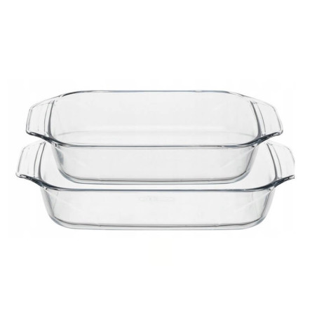 Plat à four 2.9L+3.8L en verre Pyrex – set de 2 | Plats à four  | 15 600 FCFA , dakar, Sénégal