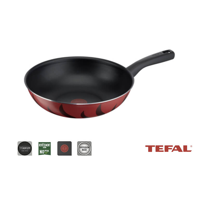 Poêle Wok 28 cm Tempo Flame tefal | Poêles | 19 800 FCFA , dakar, Sénégal