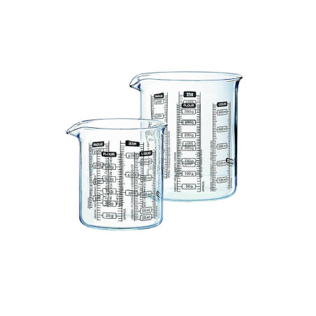Pichet doseur 0,25 l + 0,5 l en verre Pyrex - Lot de 2 | Pâtisserie | 8 200 CFA , dakar, Sénégal