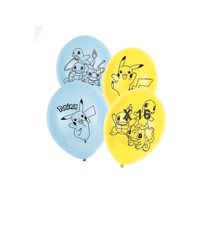 Lot de 6 ballons en latex thème Pokemon | Accessoires party | 2 400 FCFA , dakar, Sénégal