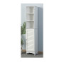 Meuble colonne salle de bain blanc en bois MDF, 34x20x165 cm | Meubles & étagères salle de bain | 62 000 CFA , dakar, Sénégal