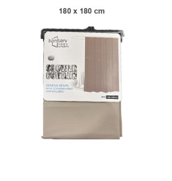 Rideau de douche taupe 50% EVA 50% PE ,180X180CM + anneaux | Rideaux et barres de douche | 4 000 FCFA , dakar, Sénégal