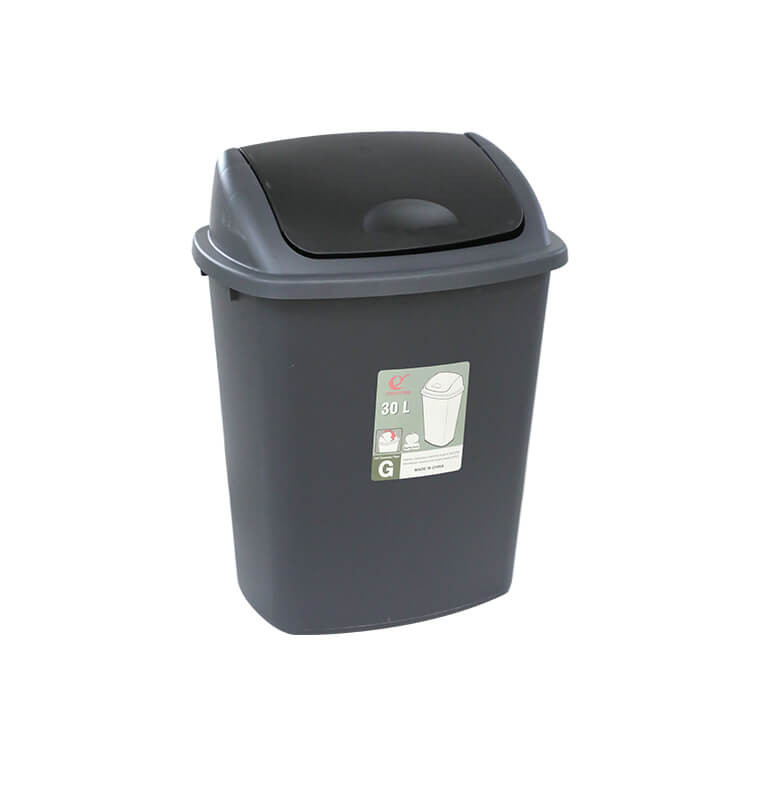 Poubelle à bascule 30 L en PVC gris mat  | Poubelles cuisine & extérieur | 6 000 CFA , dakar, Sénégal