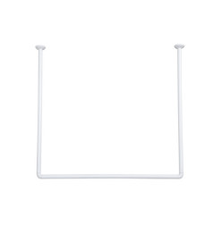 Barre d'angle en U 80x80x80 cm en aluminium blanc | Rideaux et barres de douche | 9 200 FCFA , dakar, Sénégal