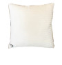 Oreiller carré 60x60 cm blanc microfibre et 100% coton | Linge de lit , Dakar, Sénégal