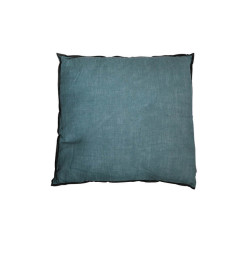 Coussin déco en coton bleu canard, 45 x 45 cm | Coussins déco , Dakar, Sénégal