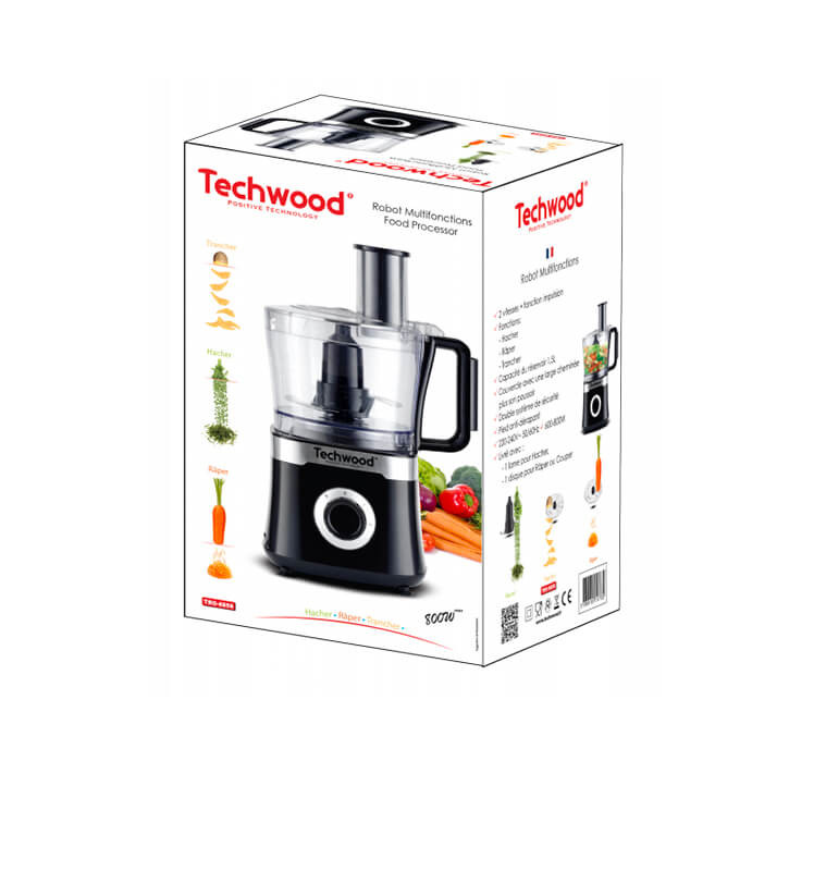 Robot Multifonctions( Hacher, râper, trancher) Puissance: 800W - Techwood | Blenders, mixeurs & hachoirs | 39 900 FCFA , daka...