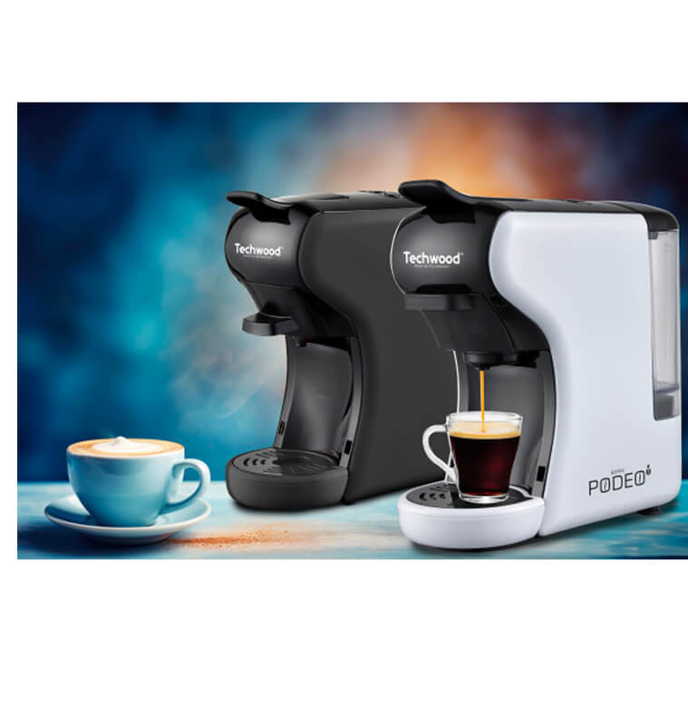 Cafetière Expresso 1450 W compatible avec capsule Nespresso et Dolce Gusto - TechWood | Machines à café & Bouilloires électri...