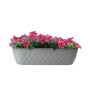 Pot de fleurs balcon rectangulaire en plastique granite, 48x15x15 cm | Jardinières & balconnières | 3 650 FCFA , dakar, Sénégal