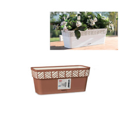 Jardinière terracotta 30 cm avec réservoir d'eau  | Jardinières & balconnières | 3 700 FCFA , dakar, Sénégal