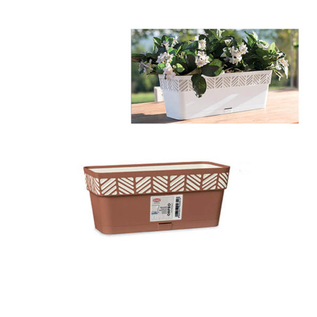 Jardinière terracotta 30 cm avec réservoir d'eau  | Jardinières & balconnières | 3 700 FCFA , dakar, Sénégal