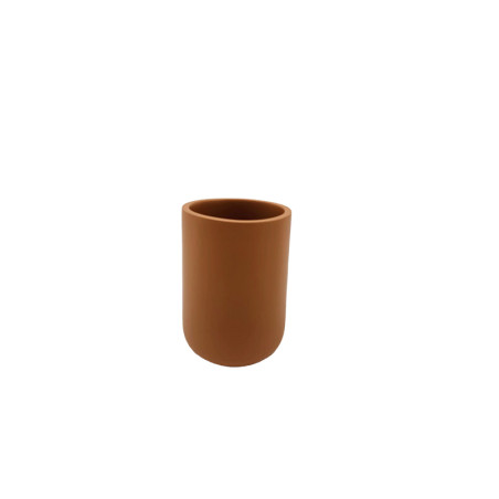Gobelet salle de bain en polyrésine terracotta | Accessoires salle de bain | 3 600 CFA , dakar, Sénégal