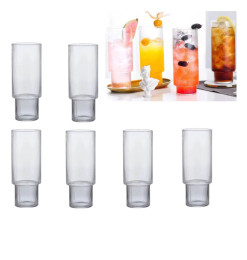 Verre haut de 290 ml en verre transparent strié- Lot de 6 | Verres & carafes | 5 000 CFA , dakar, Sénégal