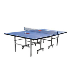 Table de ping-pong en bleu...