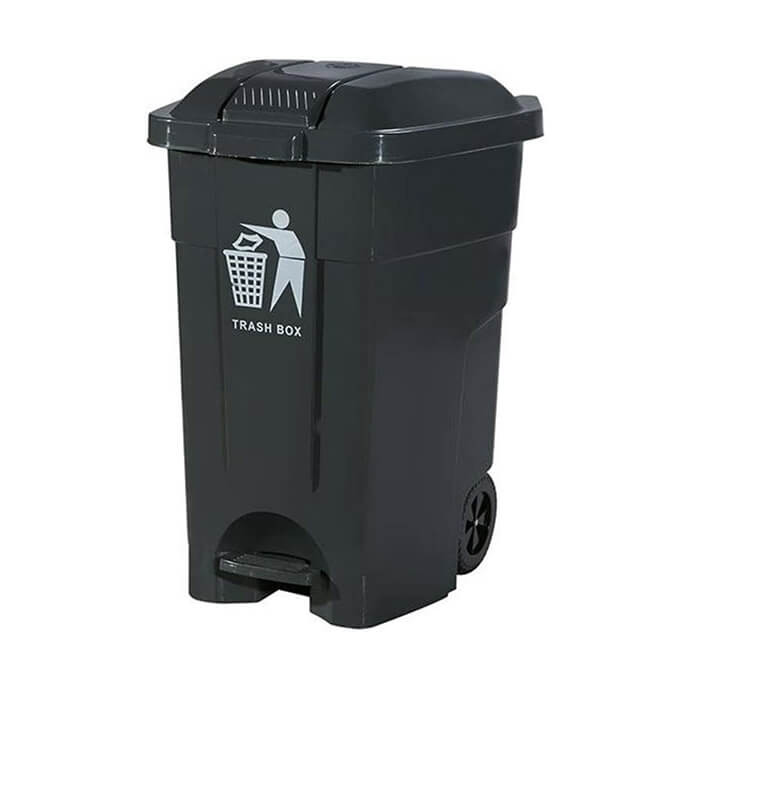 Poubelle à pédale 70L en plastique noir | Poubelles cuisine & extérieur | 29 000 FCFA , dakar, Sénégal