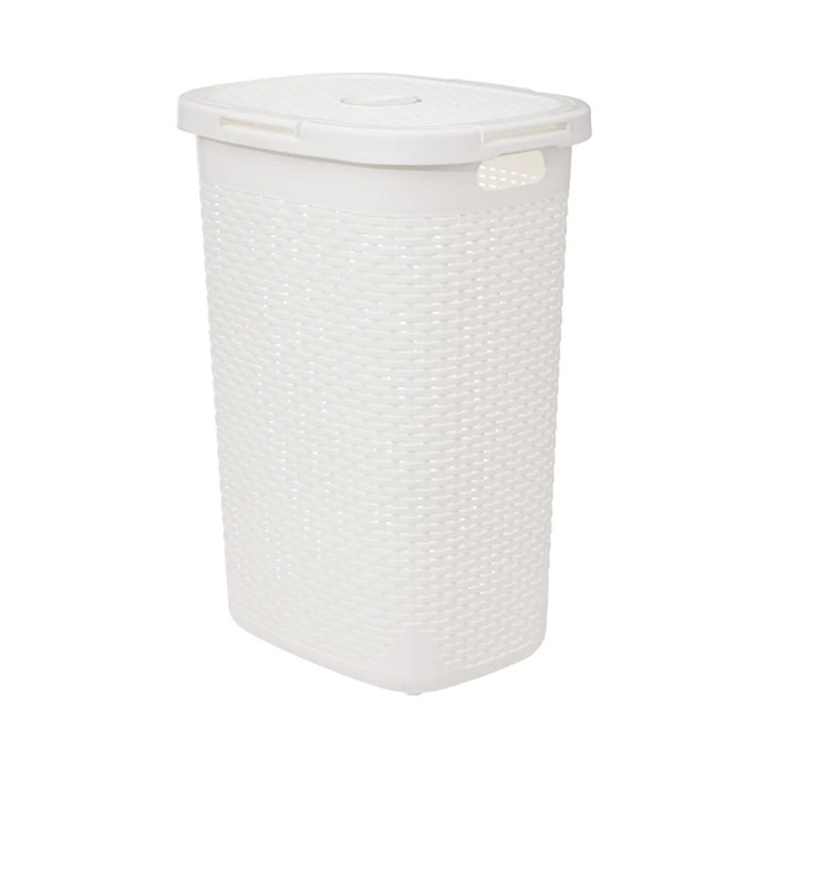 Panier à linge 60 L blanc rattan en polypropylène - 5five | Paniers à linge | 21 500 FCFA , dakar, Sénégal