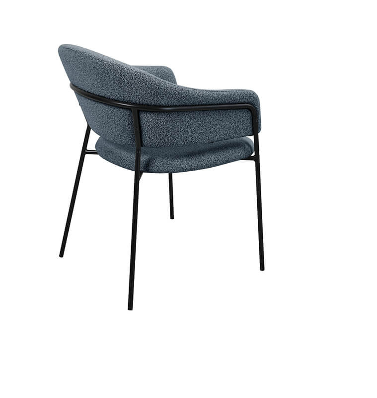 Chaise en tissu bleu, 57X59X82 cm | 90 000 FCFA , Dakar