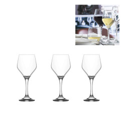 Verre à vin Ella en verre 330ml - lot de 3 | Verres & carafes | 5 300 FCFA , dakar, Sénégal