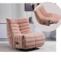 Fauteuil inclinable et à bascule en velours rose, 82X86X86 cm | 330 000 FCFA , Dakar